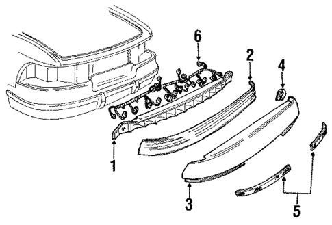 Combination Lamps for 1989 Buick Reatta #0