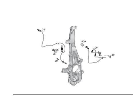 Front Axle Wiring for 2018 Mercedes-Benz GLE550e #0