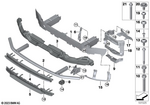 51115A02FA9 - Vehicle Trim: Bumper Bracket Front Top for BMW Image