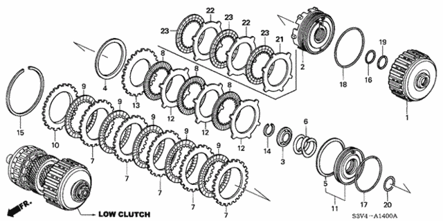 AT Clutch (Low) ('03-'06) for 2006 Acura MDX #0