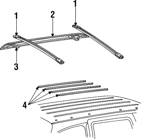 Luggage Carrier for 2000 Lincoln Navigator #0