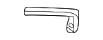 4885061AA - Body: Lever for Dodge: B1500, B2500, B3500, Ram 1500 Van, Ram 2500 Van, Ram 3500 Van Image