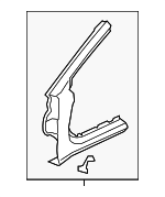 5311B457 - Body: Outer Hinge Pillar for Mitsubishi Image