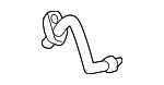 99657309308 - HVAC: Discharge Line for Porsche: 911, Boxster, Cayman Image