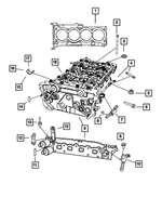 6102397AA - Engine 2.0L Four Cylinder: Double Ended Stud, Mounting for Mopar Image