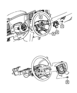 55351266AB - Steering: Steering Wheel Damper for Mopar Image image