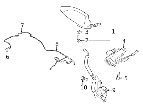 Antenna & Radio for 2023 Subaru Outback #0
