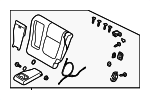 6902D886XA - : Seat Back Assembly for Mitsubishi: Outlander Image