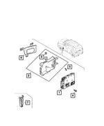 68625353AA - Electrical: Body Controller Module for Mopar Image