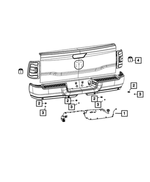52112737AE - : Rear Bumper Wiring for Mopar Image