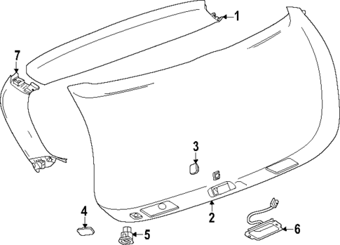 Interior Trim for 2024 Chevrolet Blazer EV #0