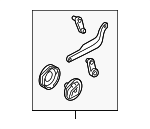 561898001 - HVAC: Lever Assembly for Volkswagen Image