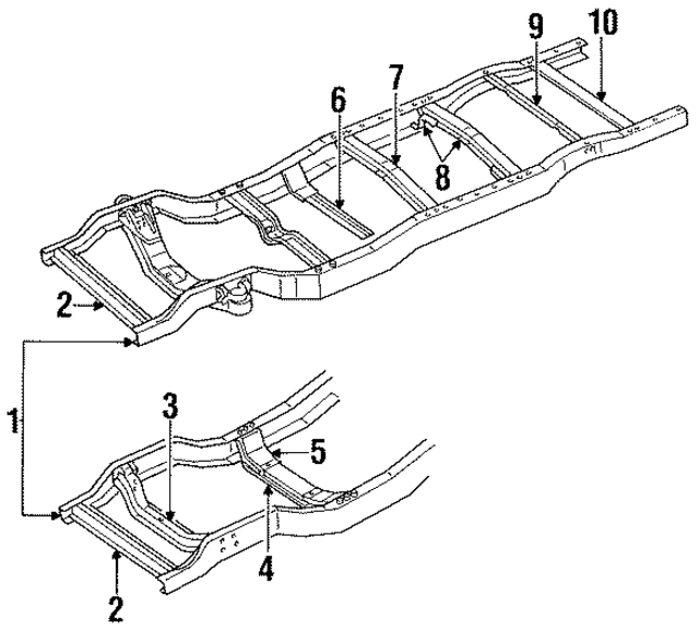 4404077 - Body: Cross-member for Mopar Image