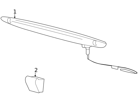 High Mount Lamps for 2014 Jaguar XKR #0