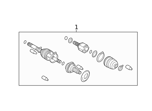 Drive Axles for 2005 Subaru Forester #0