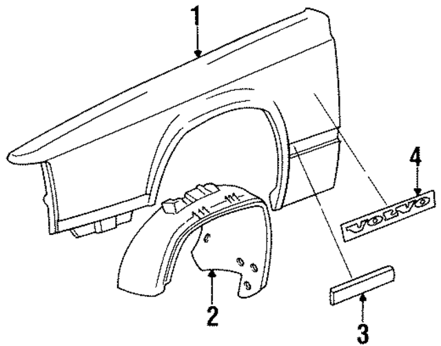 3503184 - : Fender for Volvo Image