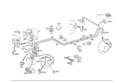 Brake Lines for 2002 Mercedes-Benz CLK 55 AMG&reg; #0
