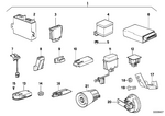 65758368680 - Audio, Navigation, Electronic Systems: Control Unit Dwa without Code for BMW Image
