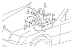 1268050003 - Vacuum System: Connector for Mercedes-Benz Image