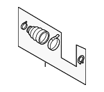 C92411LB0J - Front Drive Axle: Boots for Nissan: TITAN XD Image