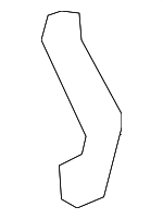 1659886G0A - Engine: Cover Assembly Clip for Nissan: 200SX, Altima, Frontier, Maxima, Pathfinder, Quest, Sentra, Xterra Image