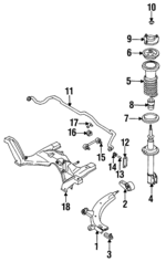 8970431583 - : Suspension Cross-Member for Isuzu Image