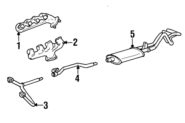 15671885 - Exhaust: Front Pipe for GM Image