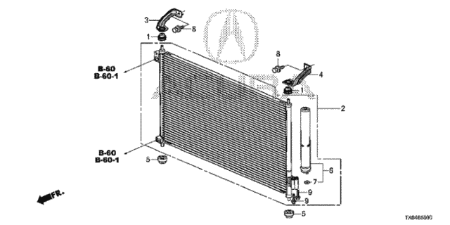 A/C Condenser for 2017 Acura ILX #0