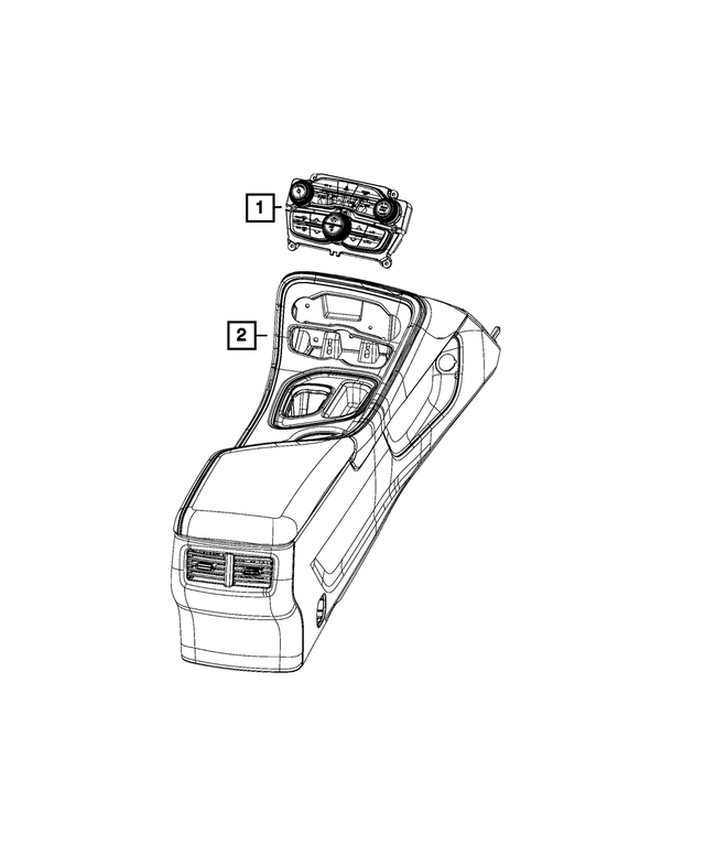 « 68415452AA – Electrical : Commandes De Fonction Du Véhicule Bloc De Commandes Central pour Mopar Image »