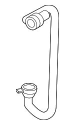 31368678 - Cooling System: Inlet Tube for Volvo: S60, S60 Cross Country, S80, V60, V60 Cross Country, XC60, XC70 Image