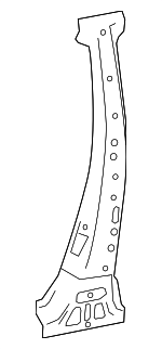 6103702210 - Body: Center Pillar Reinforced for Toyota: Corolla Image