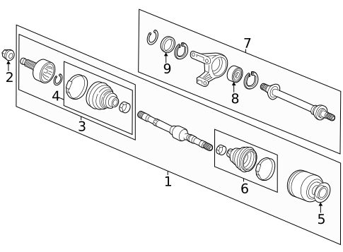 Drive Axles for 2025 Acura Integra #0
