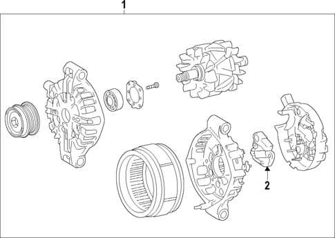Alternator for 2024 Lexus GX550 #1