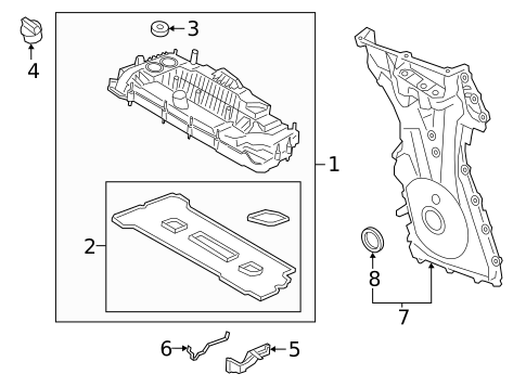 Valve & Timing Covers for 2022 Ford Escape #0