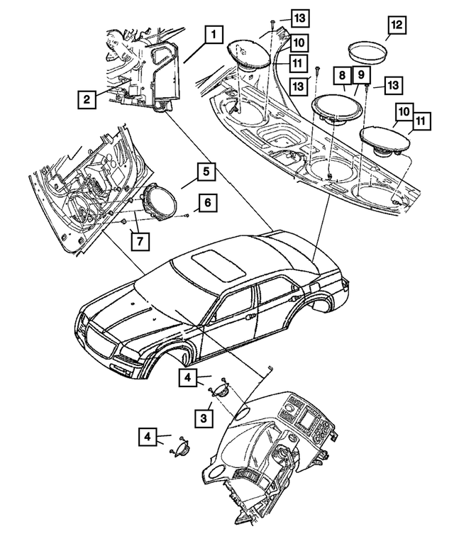 « 68036703AD – Instrument Panel and Radios and Consoles : Audio Amplificateur pour Mopar Image »