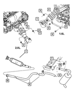 5278850AE - : Catalytic Converter for Mopar Image