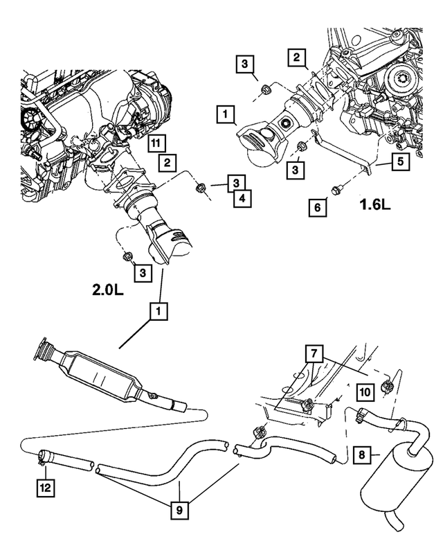 5278195AG - Exhaust: Exhaust Muffler for Mopar Image