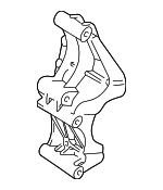 37903139M - HVAC: Compressor Bracket for Volkswagen: Cabrio, Golf, Jetta, Passat Image