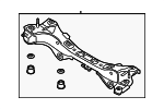 554053V150DS - Suspension: Suspension Cross-member for Hyundai: Azera, Sonata Image