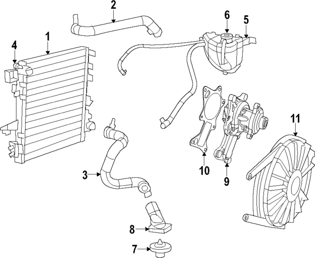 68091500AC - Cooling System: Reservoir for Mopar Image
