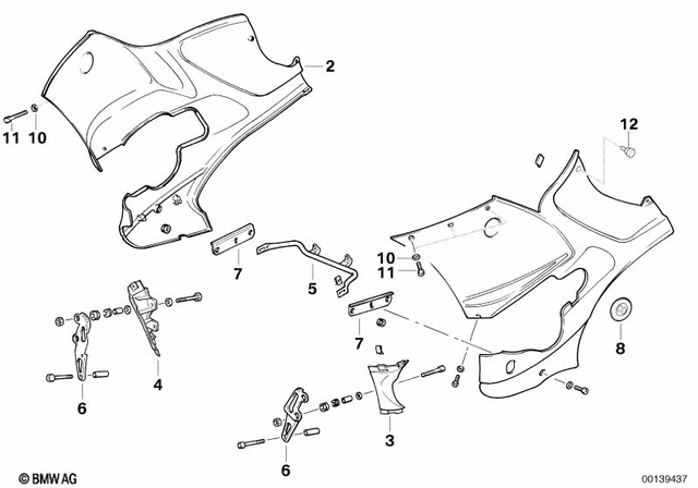 46632313357 - Frame and Mounting Parts: Bracket Left -  for BMW-Motorrad Image
