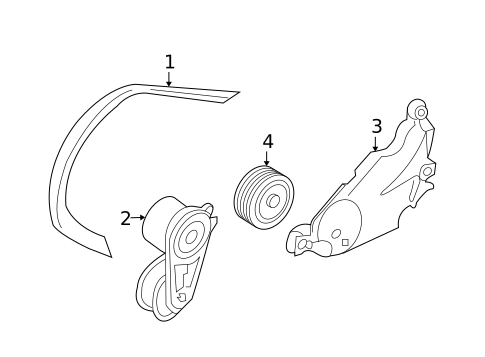 Belts & Pulleys for 2007 Nissan 350Z #1