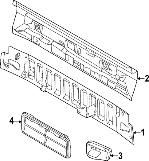 Back Panel for 2025 Ford Maverick #0