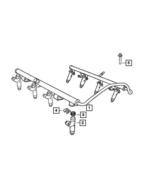 Fuel Rail and Injectors for 2009 Dodge Ram 3500 #0