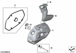 11128394374 - : Cylinder Head Cover, Silver, Right for BMW-Motorrad Image