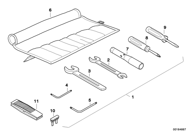 71117714384 - : Car Tool                  for BMW-Motorrad Image