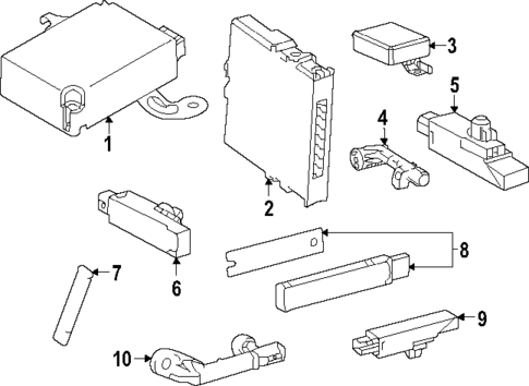 Keyless Entry Components for 2025 Toyota Crown #0