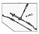 565004R100 - Steering: Gear Assembly for Hyundai: Sonata Image