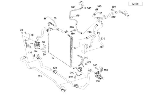 Air Pump, Water Pump and Detachable Body Components for 2022 Mercedes-Benz GLE580 #0