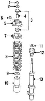 51687SV1A02 - : Dust Cover for Acura: CL, TL, Vigor Image